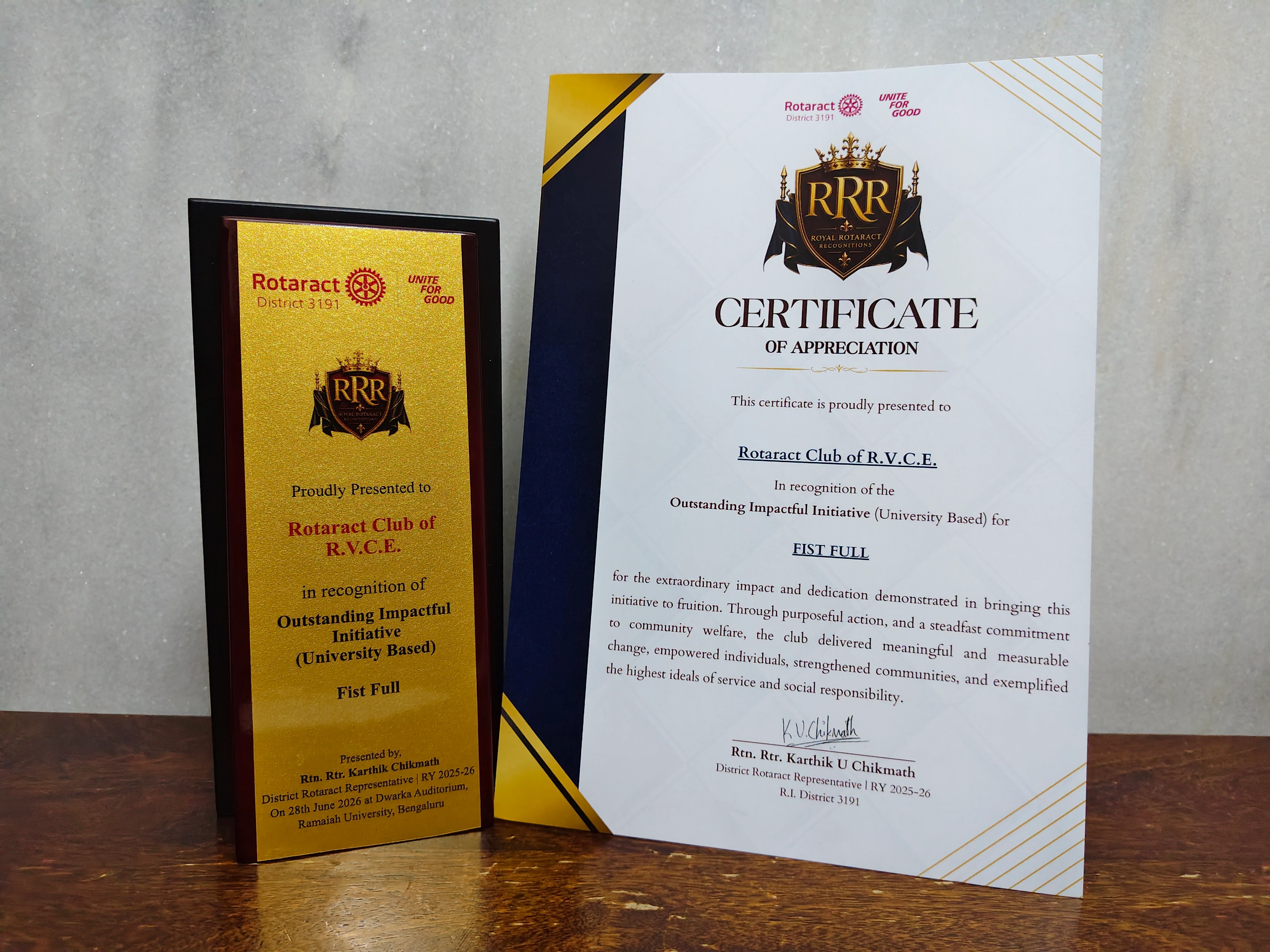 Club Service Award
